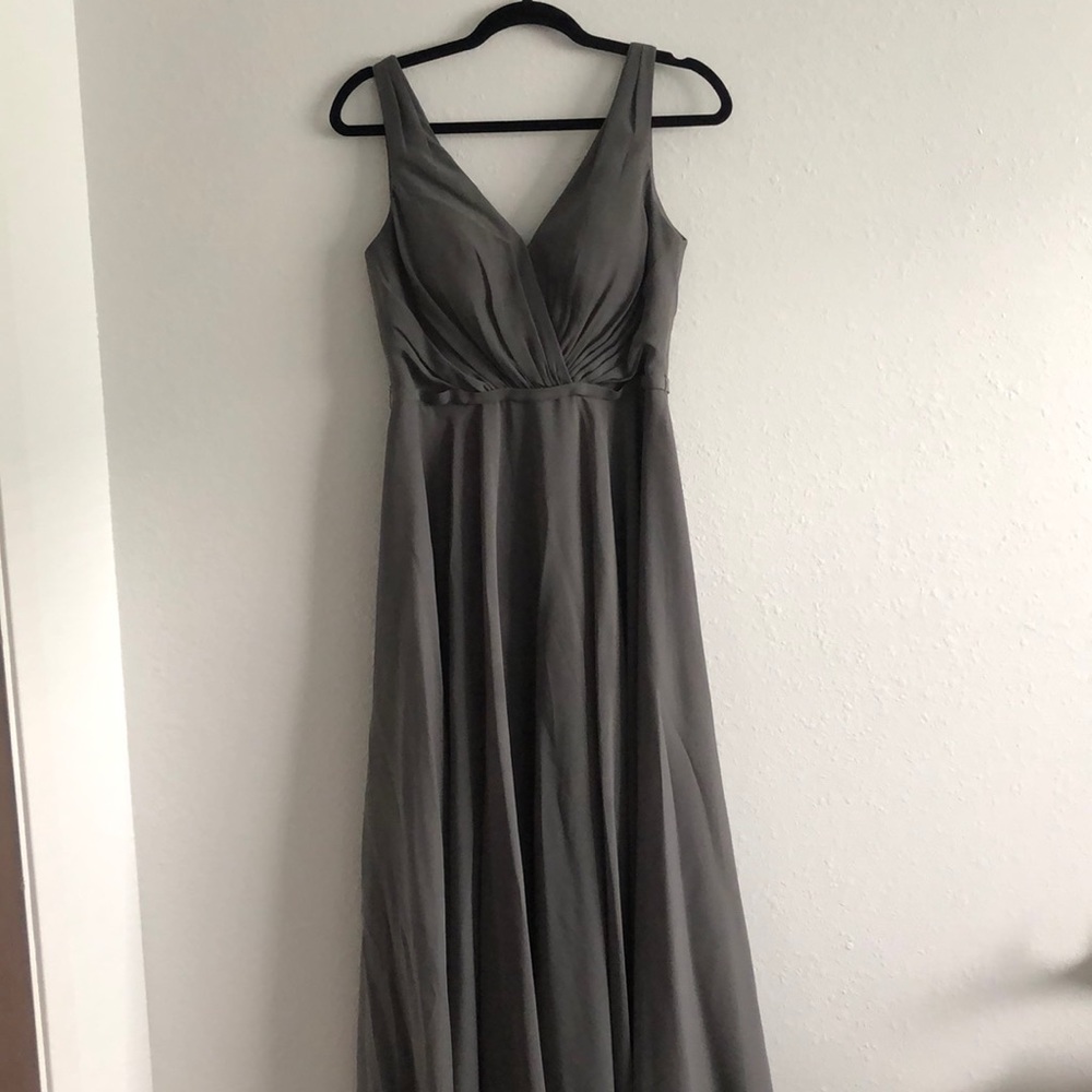 Dark Gray Bridesmaid Dress